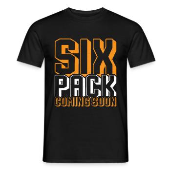 Pack de six bientôt disponible 64 - T-shirt homme - noir - Devant - AI Model Male 178 light (178cm)