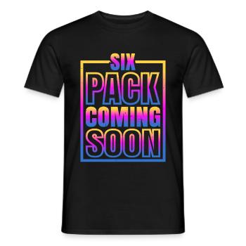 Pack de six bientôt disponible 62 - T-shirt homme - noir - Devant - AI Model Male 178 light (178cm)