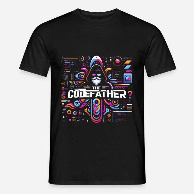 Le Père du Code 6 - T-shirt homme - noir