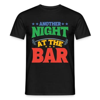 Une autre nuit au bar 2 - T-shirt homme - noir - Devant - AI Model Male 178 light (178cm)