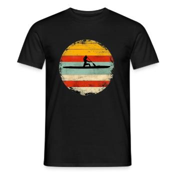 Canadian Canoe - Männer T-Shirt - Schwarz - Vorne - AI Model Male 178 light (178cm)