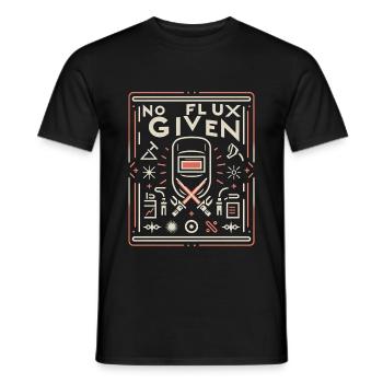 Pas de flux donné 14 - T-shirt homme - noir - Devant - AI Model Male 178 light (178cm)