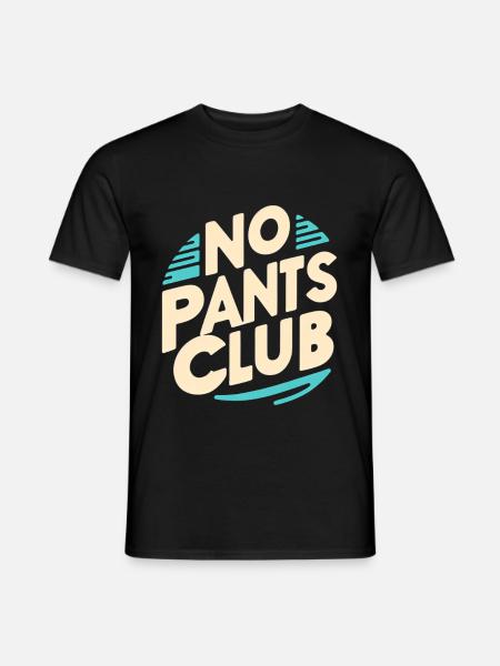 No Pants Club 7 - Men's T-Shirt - black