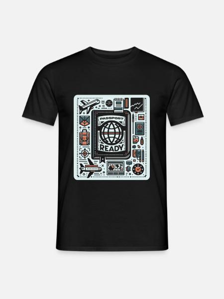 Passport Ready 5 - Men's T-Shirt - black