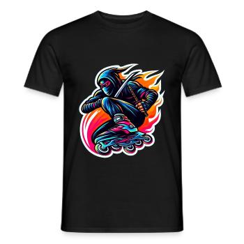 Rollerblade Ninja 10 - T-shirt homme - noir - Devant - AI Model Male 178 light (178cm)