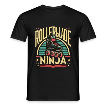 Rollerblade Ninja 8 - T-shirt homme - noir - Devant - AI Model Male 178 light (178cm)