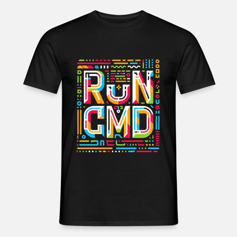 Run Cmd 33 - Männer T-Shirt - Schwarz