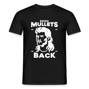 Ramener les mulets 5 - T-shirt homme - noir - Devant - AI Model Male 178 light (178cm)