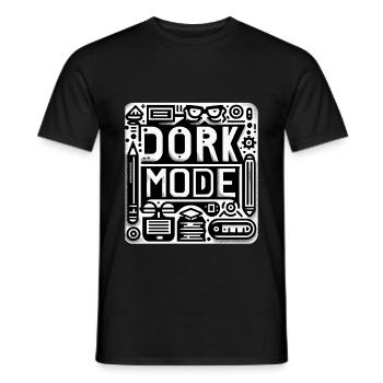 Mode Dork 11 - T-shirt homme - noir - Devant - AI Model Male 178 light (178cm)
