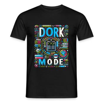 Mode Dork 14 - T-shirt homme - noir - Devant - AI Model Male 178 light (178cm)