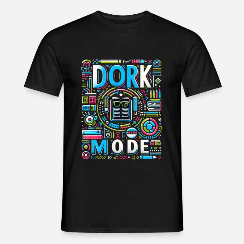 Dork Mode 14 - Männer T-Shirt - Schwarz