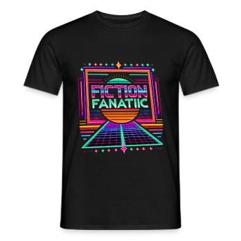 Fanatique de fiction 4 - T-shirt homme - noir - Devant - AI Model Male 178 light (178cm)