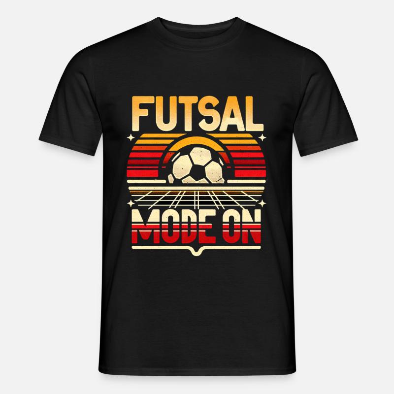 Futsal Mode On 11 - Männer T-Shirt - Schwarz
