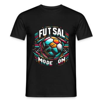 Futsal Mode On 9 - Männer T-Shirt - Schwarz - Vorne - AI Model Male 178 light (178cm)