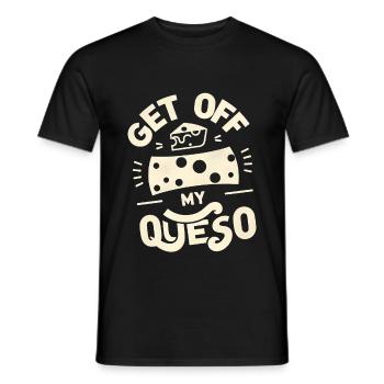 Descends de mon Queso 5 - T-shirt homme - noir - Devant - AI Model Male 178 light (178cm)
