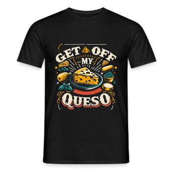 Descends de mon Queso 7 - T-shirt homme - noir - Devant - AI Model Male 178 light (178cm)