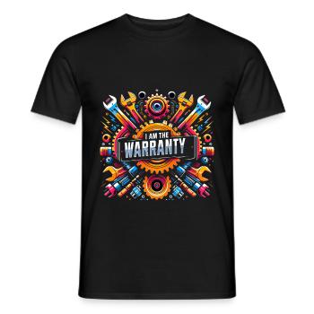Je suis la garantie 47 - T-shirt homme - noir - Devant - AI Model Male 178 light (178cm)