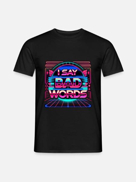 Dico parolacce 12 - T-shirt uomo - nero