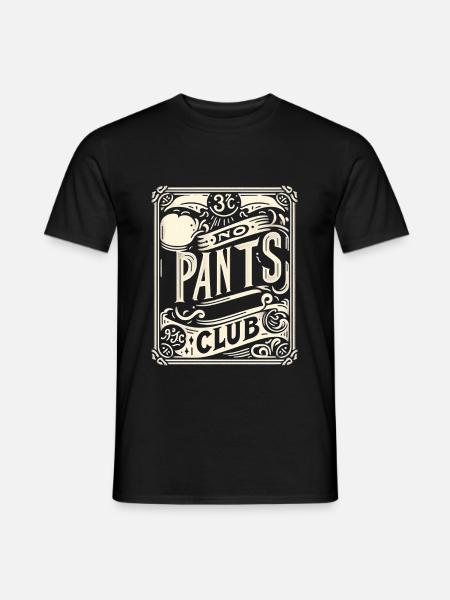 No Pants Club 12 - Men's T-Shirt - black