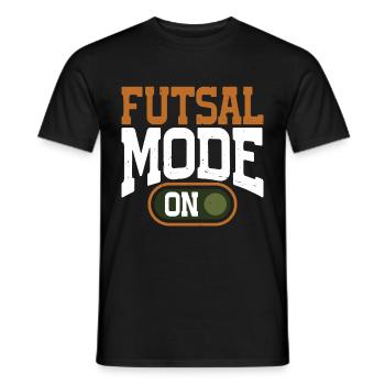 Futsal Mode On 13 - Männer T-Shirt - Schwarz - Vorne - AI Model Male 178 light (178cm)