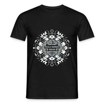 Puzzle Partners Escouade 4 - T-shirt homme - noir - Devant - AI Model Male 178 light (178cm)