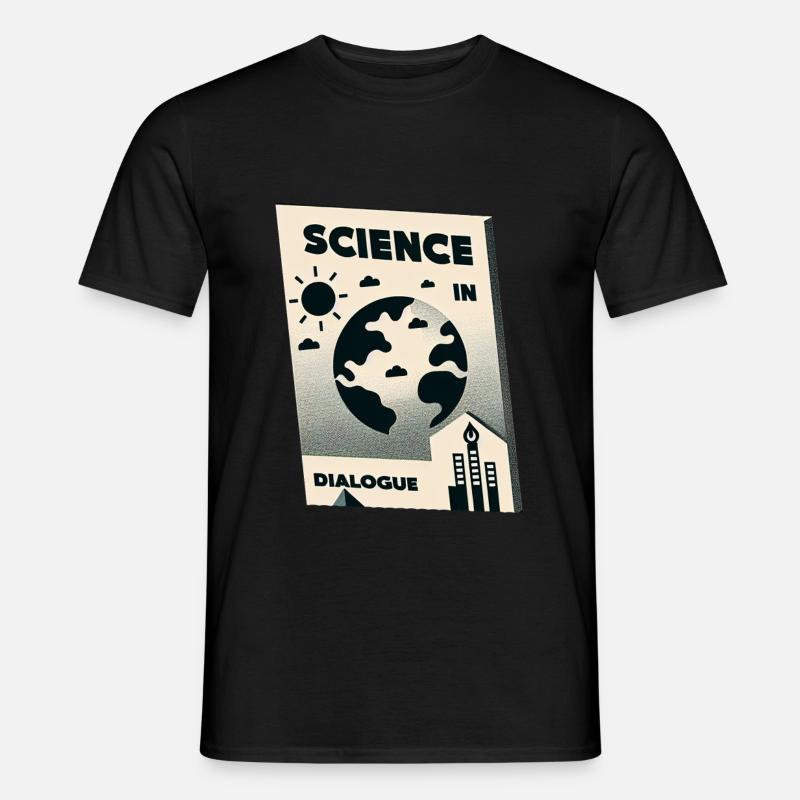 Science in Dialogue - Männer T-Shirt - Schwarz