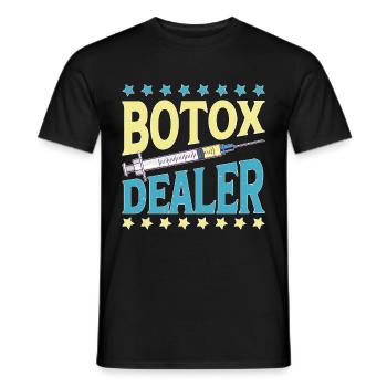 Botox Dealer 11 - Men's T-Shirt - black - Front - AI Model Male 178 light (178cm)
