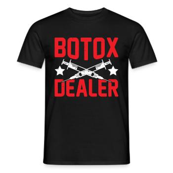 Botox Dealer 12 - Men's T-Shirt - black - Front - AI Model Male 178 light (178cm)