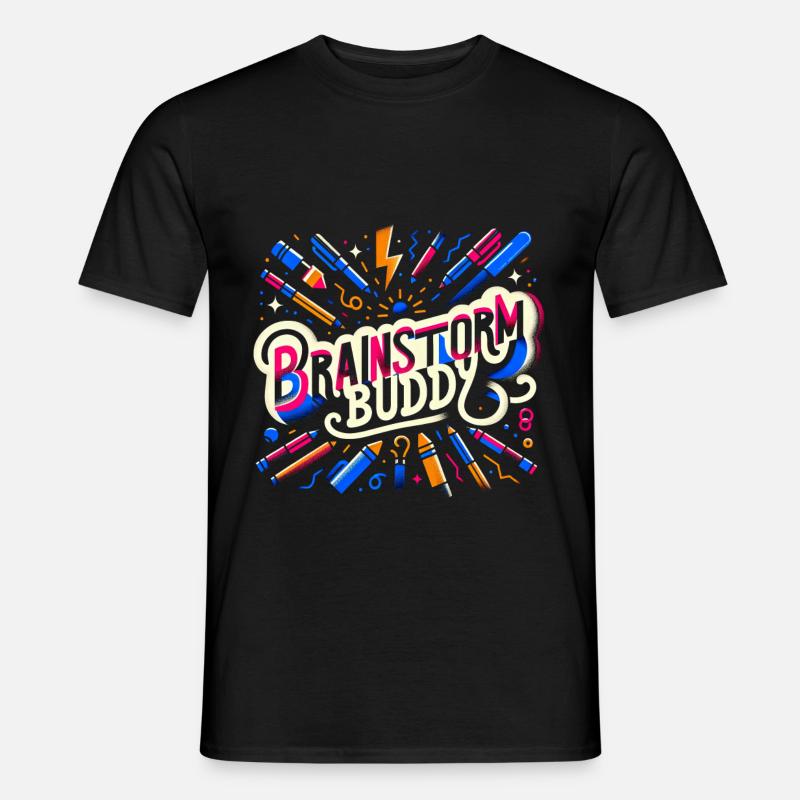 Brainstorm Buddy 10 - Men’s T-shirt - black
