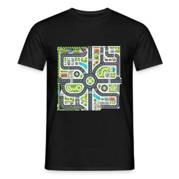 Car Play Mate - Children Give Parent A Massage 5 - Männer T-Shirt - Schwarz - Vorne - AI Model Male 178 light (178cm)