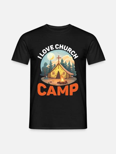 I Love Church Camp 2 - Men's T-Shirt - black