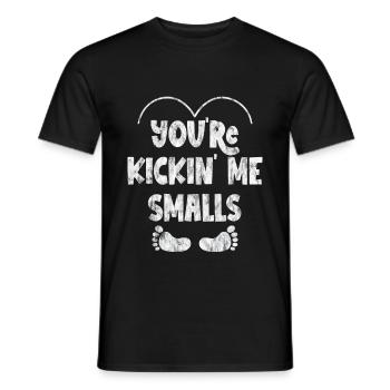 Tu me donnes des coups de pied Smalls 3 - T-shirt homme - noir - Devant - AI Model Male 178 light (178cm)