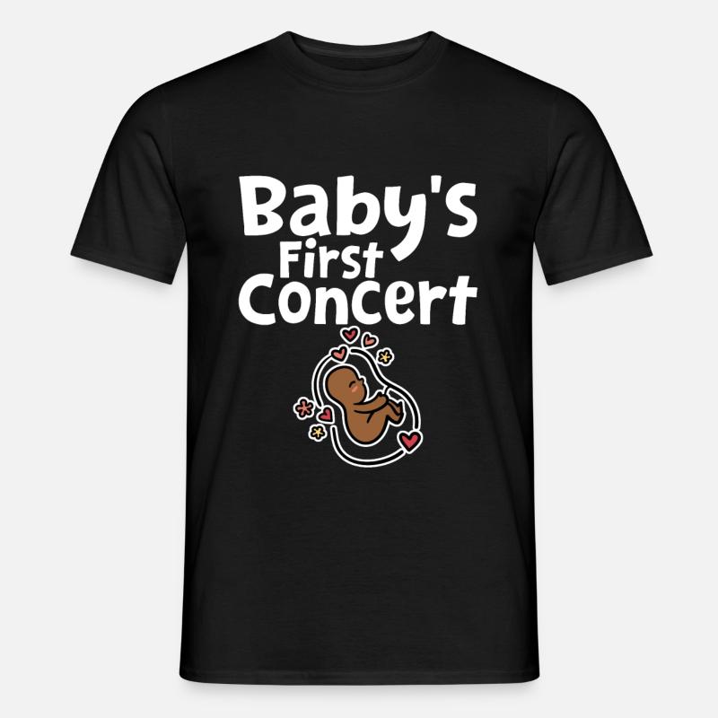 Baby's First Concert 2 - Männer T-Shirt - Schwarz