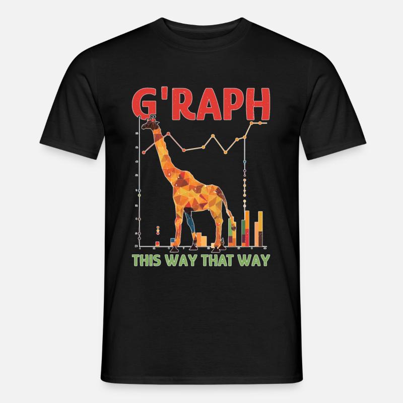 G'Raph This Way That Way - Männer T-Shirt - Schwarz