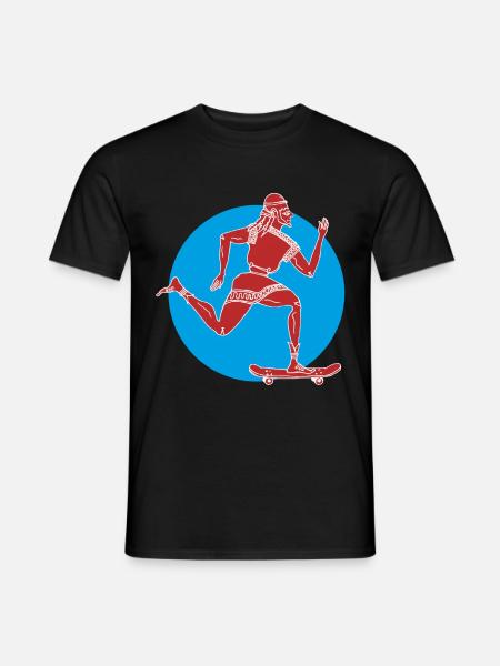 old school - Männer T-Shirt - Schwarz