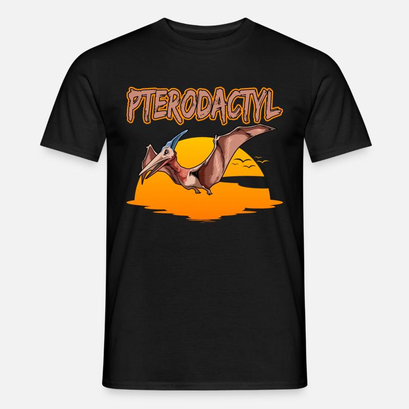 Pterodactyl Pteranodon Peteinosaurus - Männer T-Shirt - Schwarz