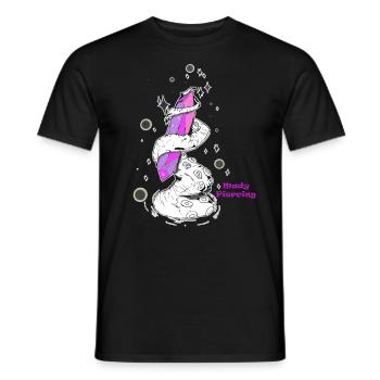 Mady Piercing Final - Men's T-Shirt - black - Front - AI Model Male 178 light (178cm)