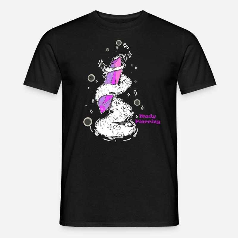 Mady Finale Piercing - Männer T-Shirt - Schwarz