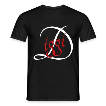 Diggi diggi - Männer T-Shirt - Schwarz - Vorne - AI Model Male 178 light (178cm)