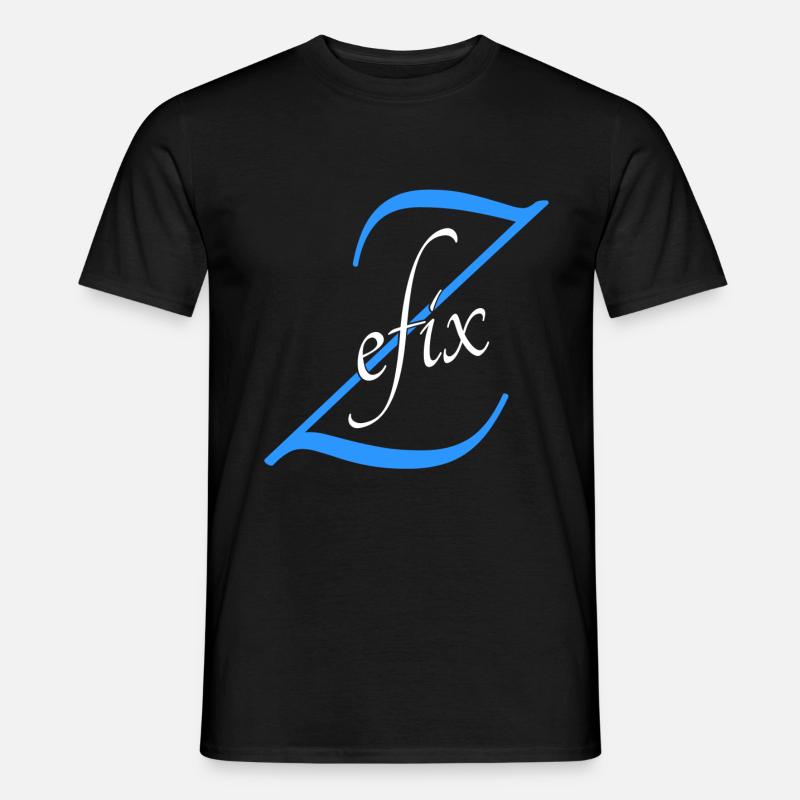 Zefix - Männer T-Shirt - Schwarz