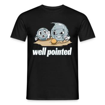 Petanque Petanque Geschenke für einen Petanque - Männer T-Shirt - Schwarz - Vorne - AI Model Male 178 light (178cm)