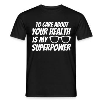 Ophthalmologist Optometry Optician Optician Optician Optician - Men's T-Shirt - black - Front - AI Model Male 178 light (178cm)