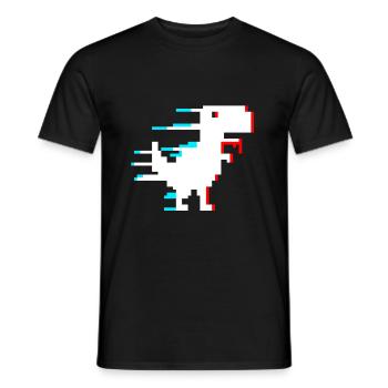 Glitch Internet Connection Lost - Männer T-Shirt - Schwarz - Vorne - AI Model Male 178 light (178cm)