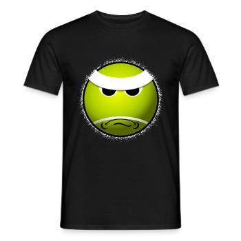 Mad tennis - Men's T-Shirt - black - Front - AI Model Male 178 light (178cm)
