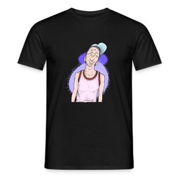 Enfant cool - T-shirt homme - noir - Devant - AI Model Male 178 light (178cm)