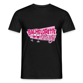 Junggesellenabschied Bachelorette Party - Männer T-Shirt - Schwarz - Vorne - AI Model Male 178 light (178cm)