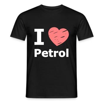 Ich liebe Benzin - Männer T-Shirt - Schwarz - Vorne - AI Model Male 178 light (178cm)
