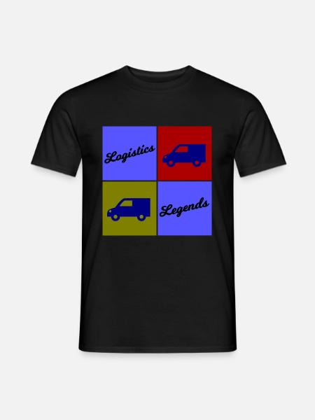 Logistics Legends - Men's T-Shirt - black