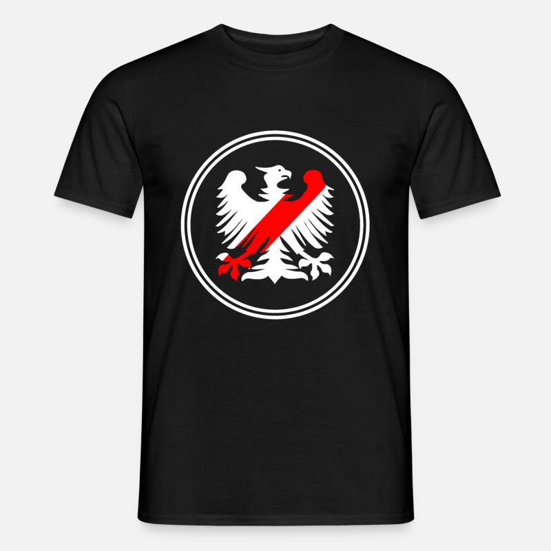Der polnische Adler - Männer T-Shirt - Schwarz