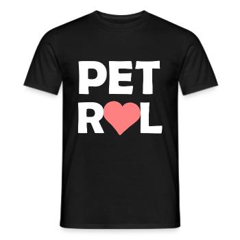 Schon immer Benzin - Männer T-Shirt - Schwarz - Vorne - AI Model Male 178 light (178cm)
